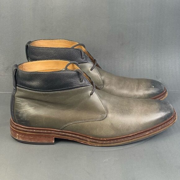 Cole Haan Mens Chukka Boots Oiled Leather Colton size  10 - Picture 1 of 8